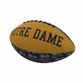 Logo Brands Notre Dame Repeating Mini-Size Rubber Football 190-93MR-3